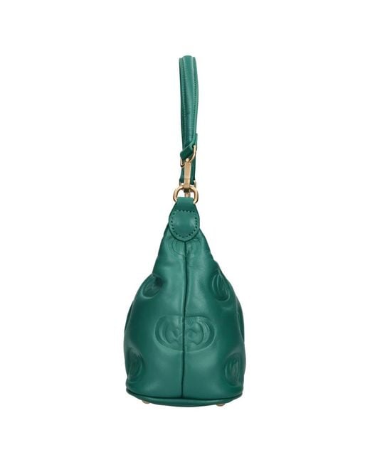 La Carrie Green Shoulder Bags