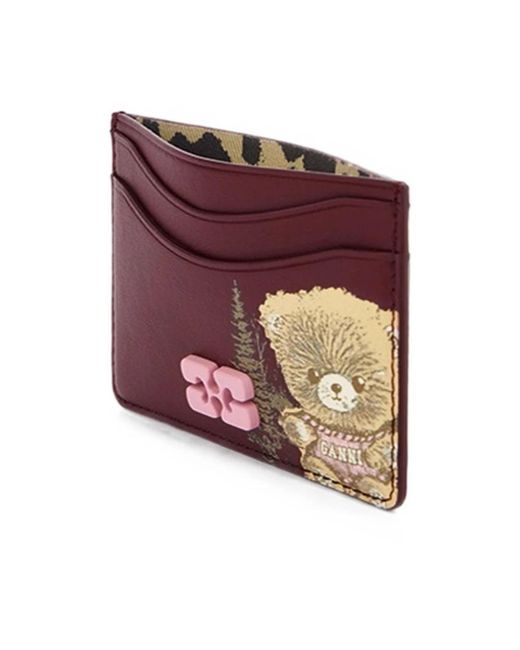 Ganni Purple Wallets & Cardholders
