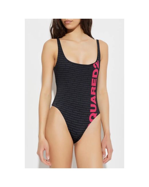 DSquared² Black Einteiliger Badeanzug