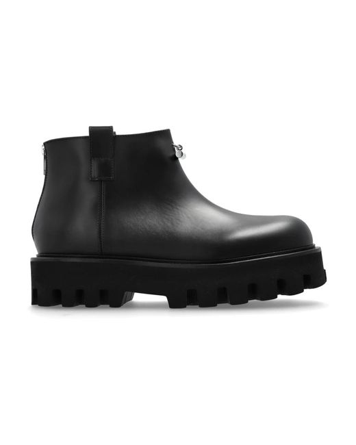 Alexander McQueen Black Ankle Boots for men