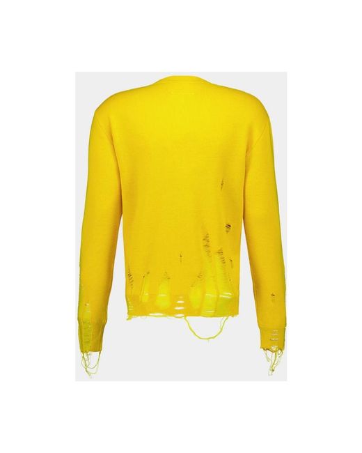 MM6 by Maison Margiela Yellow Sweatshirts