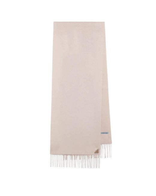 Prada Pink Seidenschal Mit Kaschmir