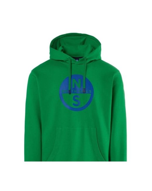North Sails Green Hoodies for men