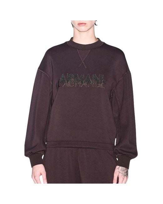 ARMANI EXCHANGE Purple Sweatshirts