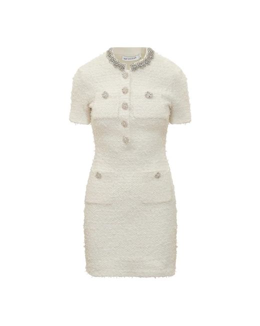 Short Dresses di Self-Portrait in White