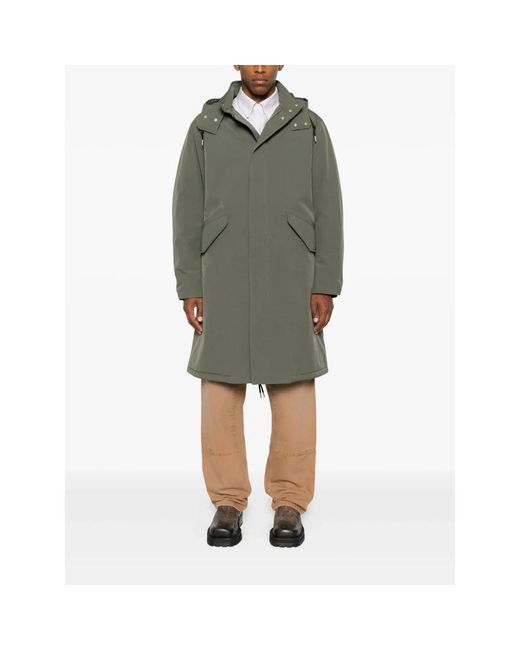 A.P.C. Green Parkas for men