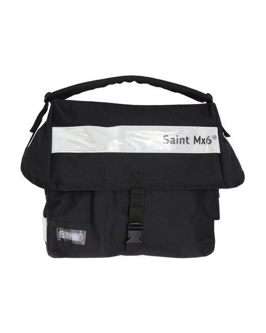 SAINT Mxxxxxx Messenger tasche in Black für Herren