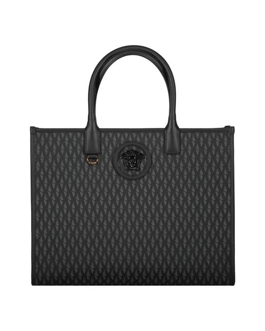 Versace Black Shopping Bags