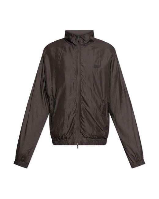 Ferragamo Seidenjacke in Gray für Herren