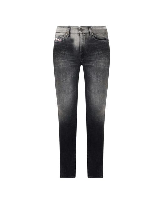 DIESEL Gray Slim-Fit Jeans for men