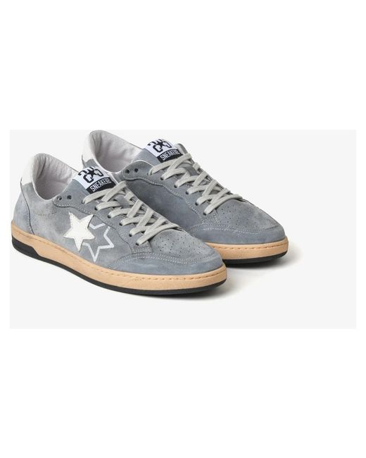 2 Star Blue Sneakers for men