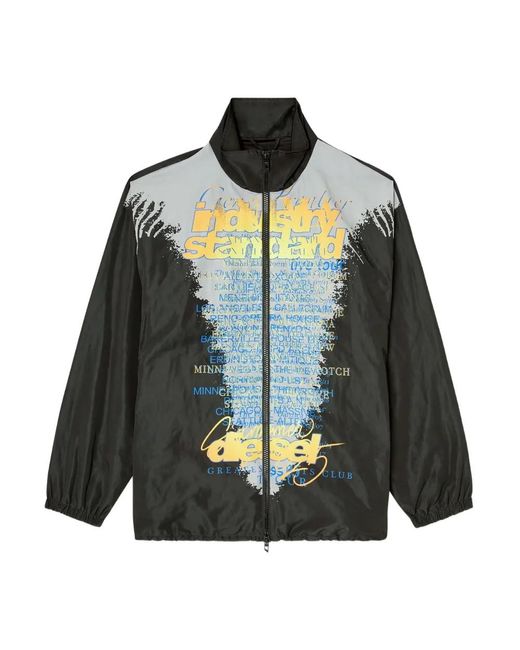 Light Jackets di DIESEL in Green da Uomo