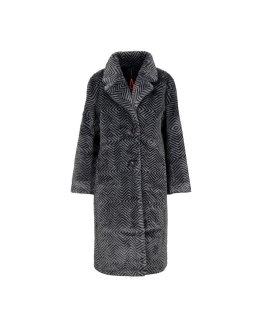 Single-Breasted Coats Rrd de color Black