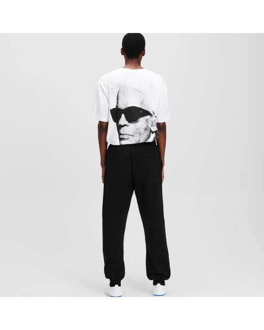 Karl Lagerfeld Black Sweatpants for men