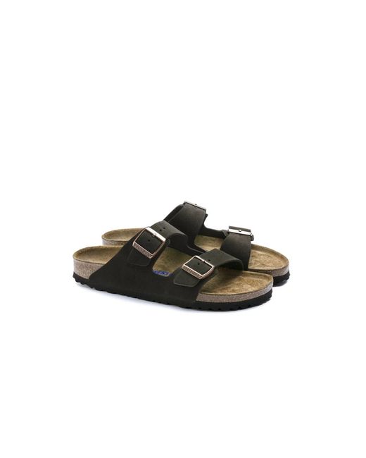 Birkenstock Black Sliders for men