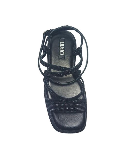 Liu Jo Blue Flat Sandals