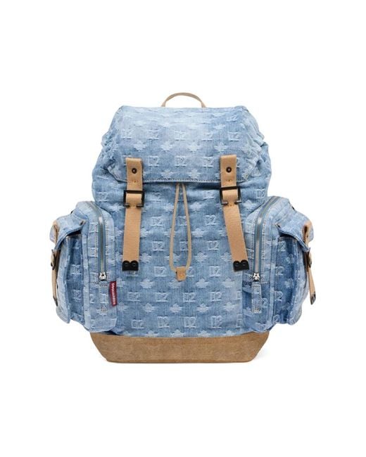 DSquared² Blue Backpacks for men