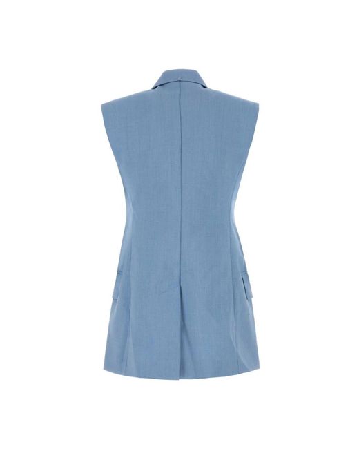 Sportmax Blue Short Dresses