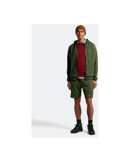 Lyle & Scott Fleece-shorts für männer in Green für Herren