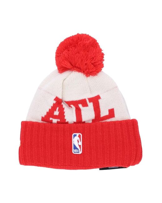 KTZ Nba Draft Strick Pom Pom Mütze in Red für Herren