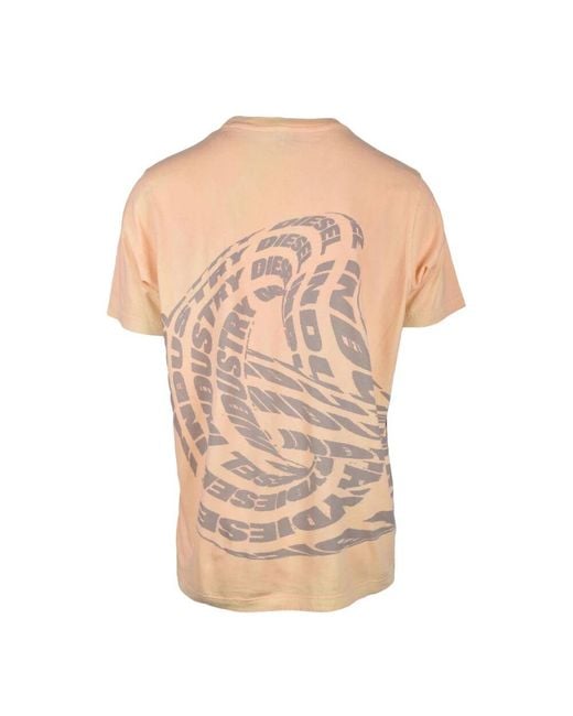 Magliette in cotone di DIESEL in Natural da Uomo