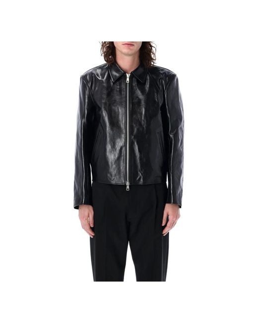 Our Legacy Black Leather Jackets for men