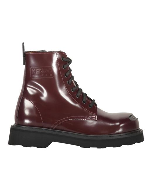 Lace-Up Boots di KENZO in Brown