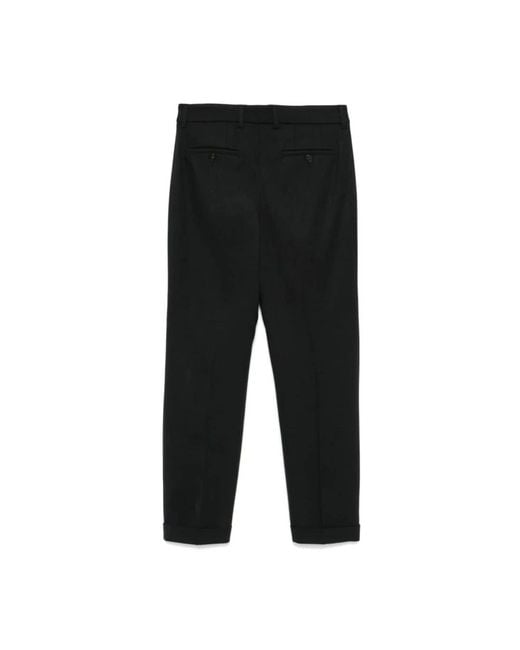 Incotex Black Cropped Trousers