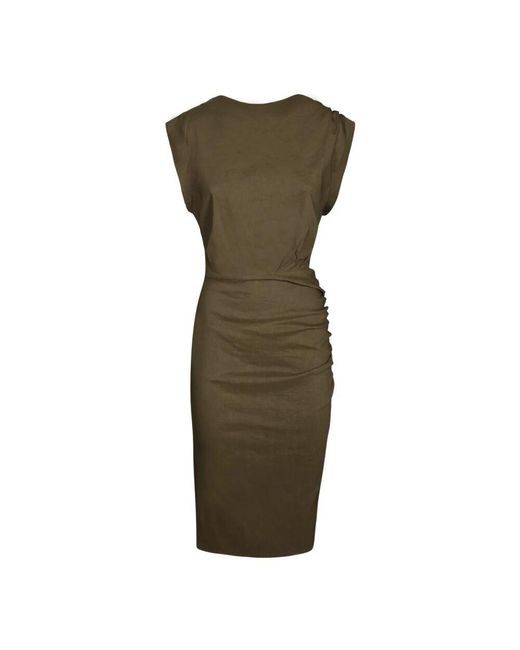 Midi Dresses Pinko en coloris Green