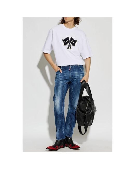 DSquared² White T-Shirts for men