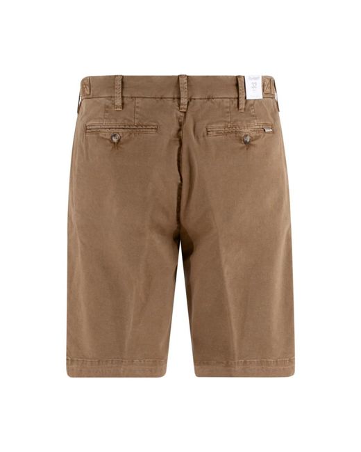 Re-hash Bermuda shorts mit slim fit in Brown für Herren
