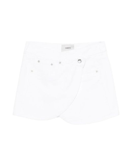 Coperni White Denim Skirts