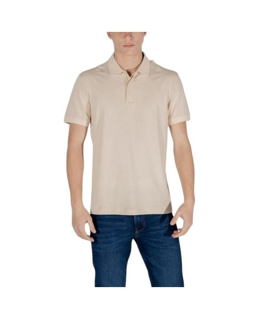 Emporio Armani Natural Cotton Polo Shirt for men