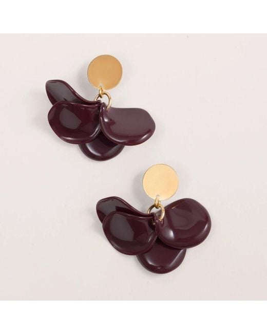 Earrings Malababa de color Brown