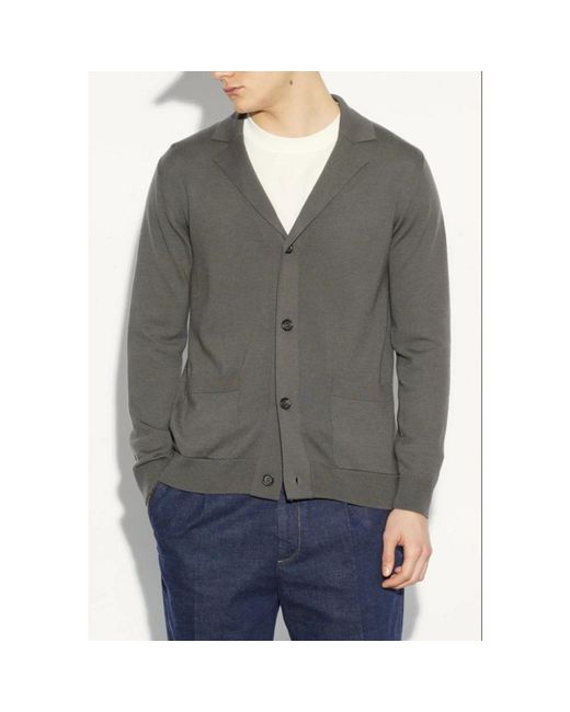Cardigans di Paolo Pecora in Gray da Uomo