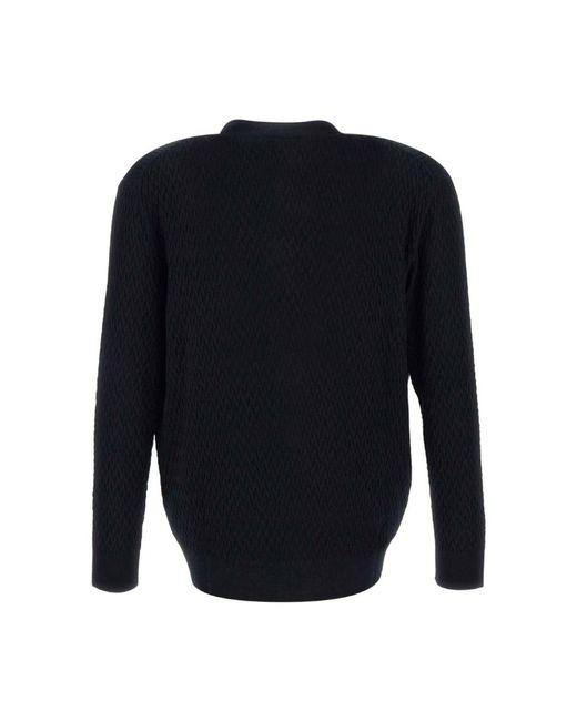 Paolo Pecora Geribbelde Cardigan in het Blue voor heren