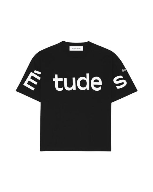 T-Shirts Etudes Studio de hombre de color Black