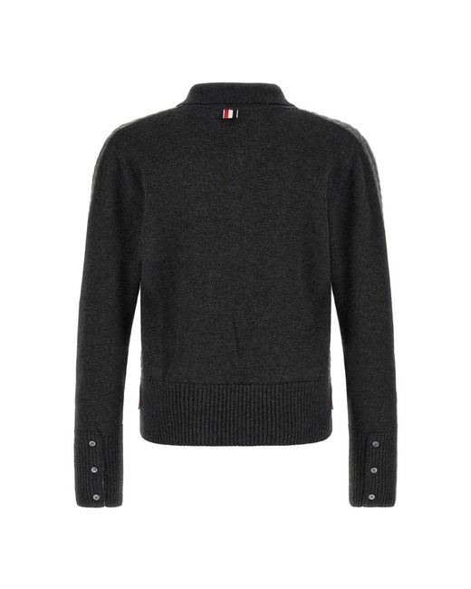 Thom Browne Gray Knitwear for men