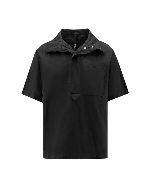 Hevò Black Short Sleeve Shirts for men