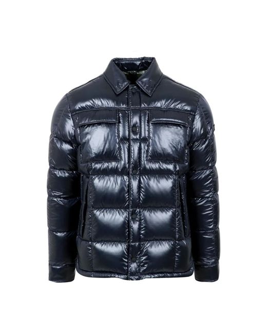 Tatras Jassen ,Blauw ,Nylon Blauwe Jas Met Knoopsluiting in het Blue voor heren