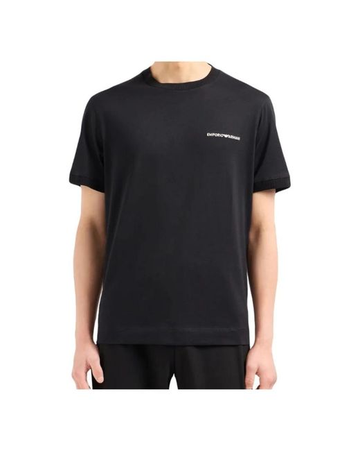 Emporio Armani Black T-Shirts for men
