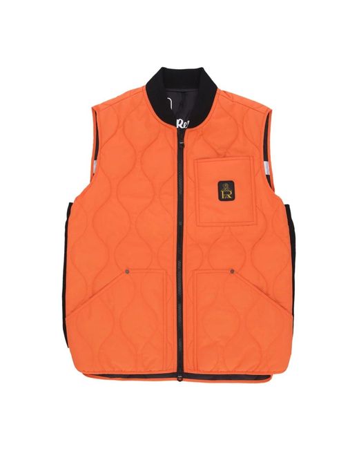 Refrigiwear Jassen ,Oranje ,Polyester Mouwloze Herenvest Primaloft Klei in het Orange voor heren