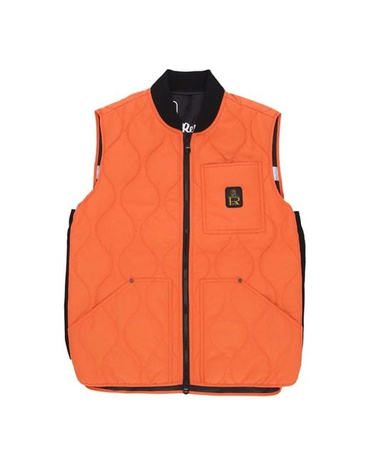 Refrigiwear Orange Waistcoats for men