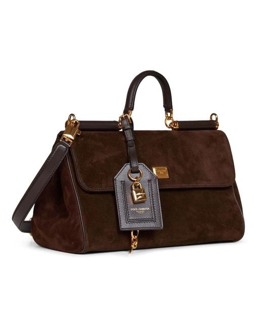 Dolce & Gabbana Brown Handbags
