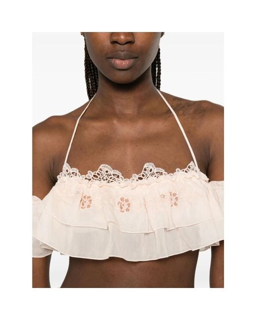 Ermanno Scervino Brown Sleeveless Tops