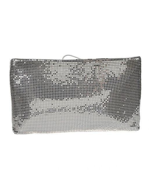 Clutches di Rabanne in Metallic