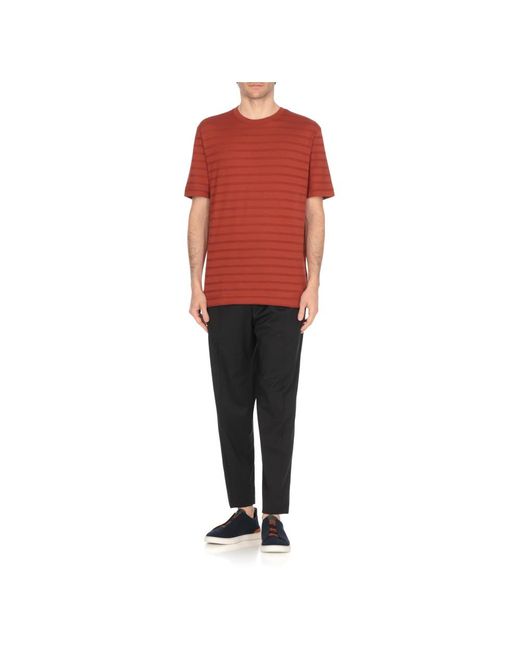 Zegna Red T-Shirts for men