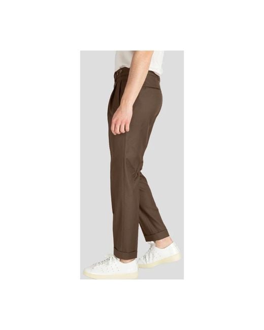 Berwich Brown Suit Trousers for men