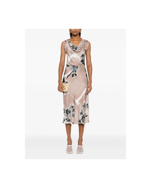 Ermanno Scervino Natural Midi Dresses