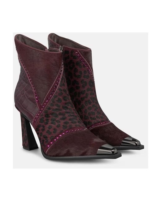 Alma En Pena. Brown Cowboy & Biker Boots